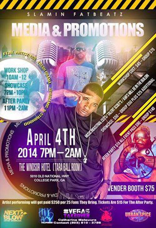Salmin Fat Beatz Industry Workshop, Showcase and After Party Invades Atlanta